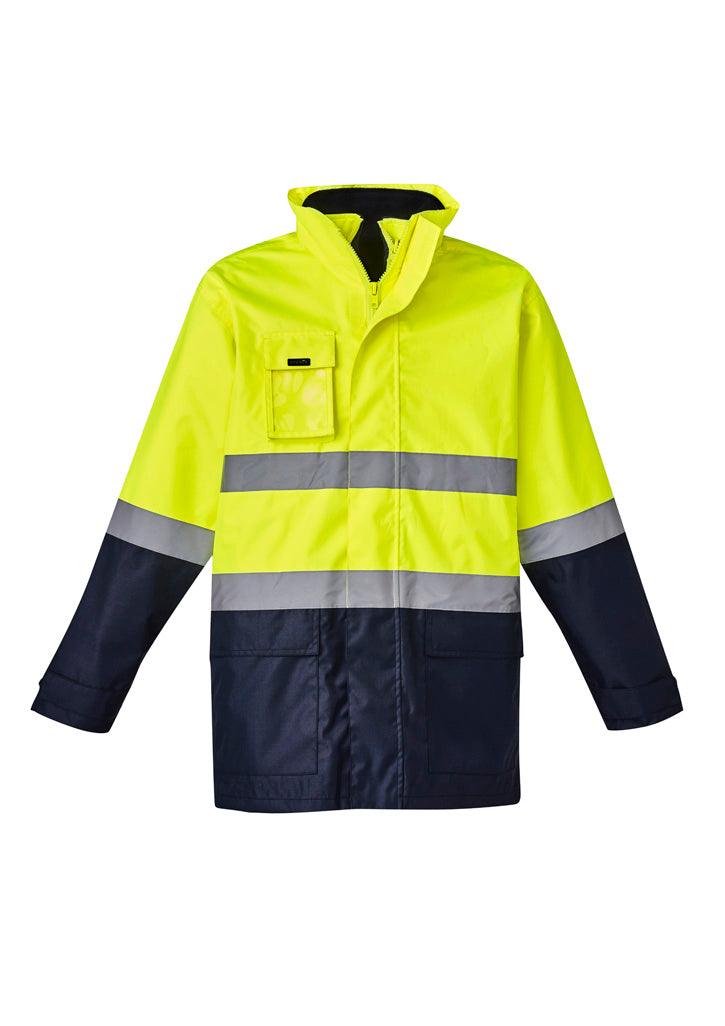 ZJ220 - Mens Hi Vis Basic 4 In 1 Waterproof Jacket - UNBRANDED