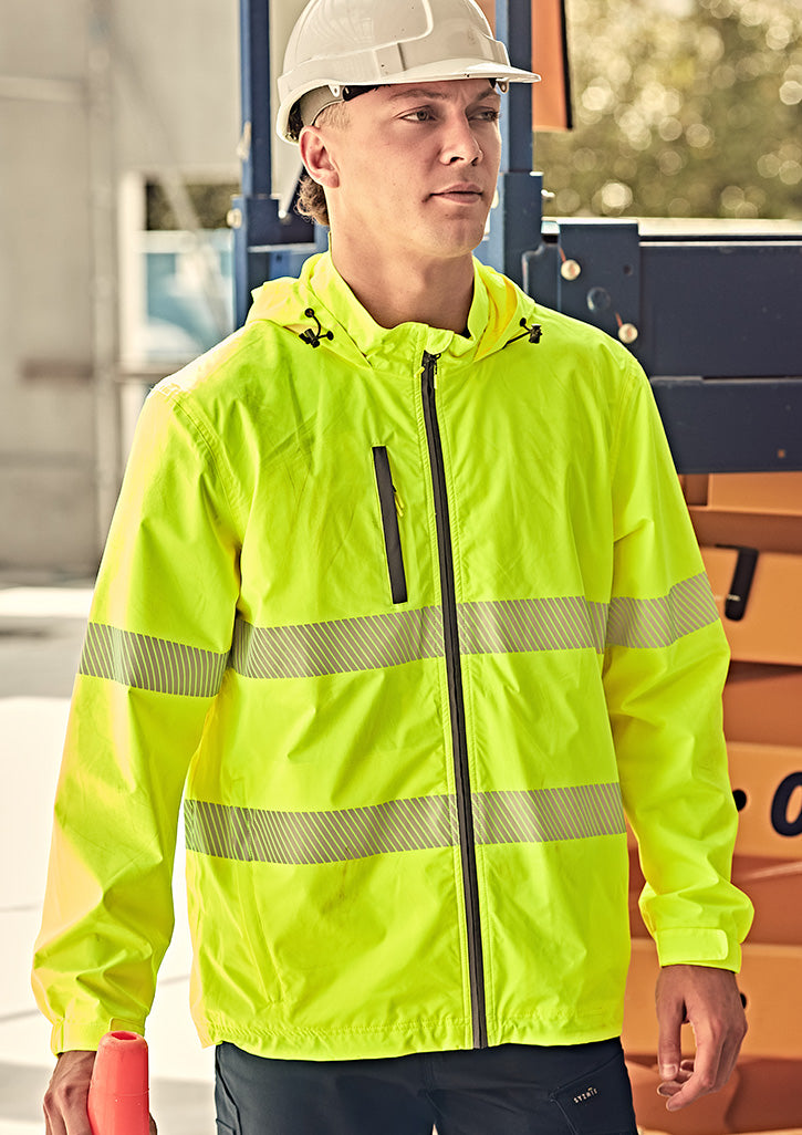ZJ560 - Unisex Super Light Segmented Tape Packable Rain Jacket - UNBRANDED