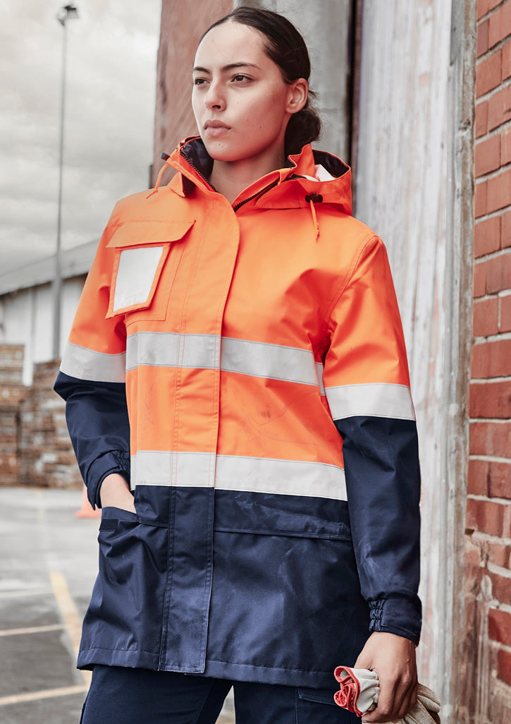 ZJ757 - Womens Hi Vis Ultralite Waterproof Jacket - UNBRANDED