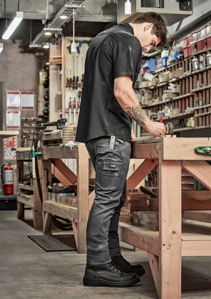 ZP230 - Mens Essential Basic Stretch Cargo Pant - UNBRANDED