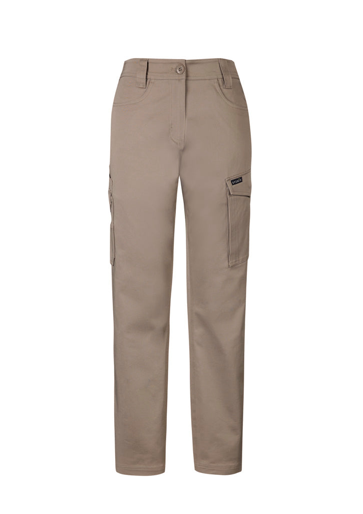 ZP730 - Womens Essential Basic Stretch Cargo Pants - UNBRANDED