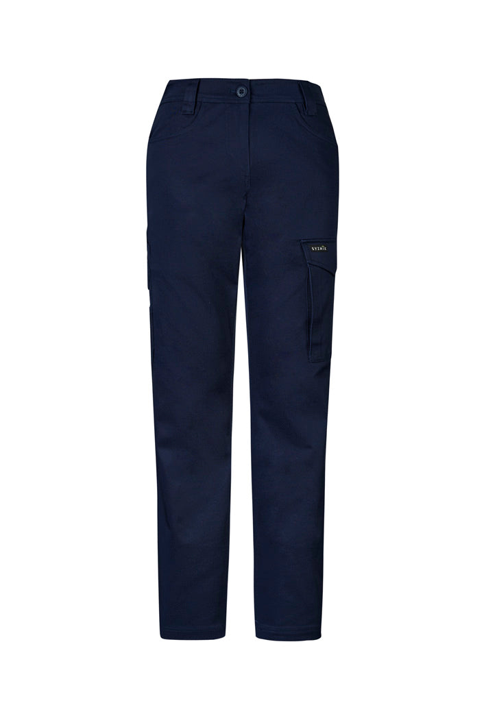 ZP730 - Womens Essential Basic Stretch Cargo Pants - UNBRANDED