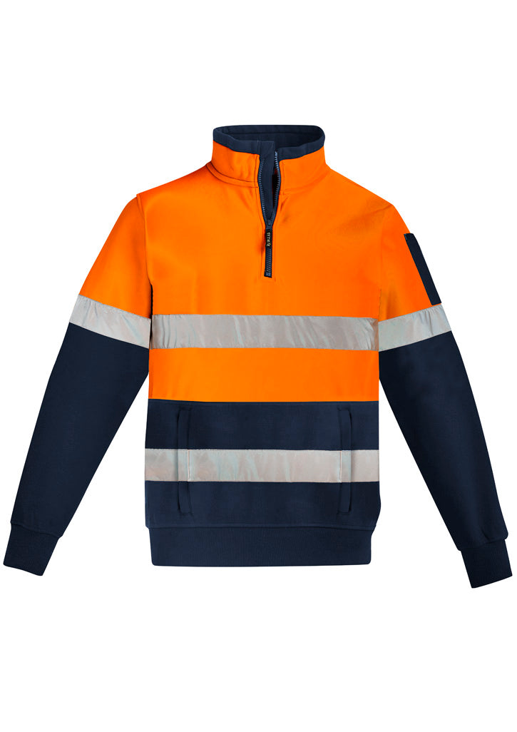 ZT567 - Unisex Hi Vis 1/4 Zip Pullover - Hoop Taped - UNBRANDED