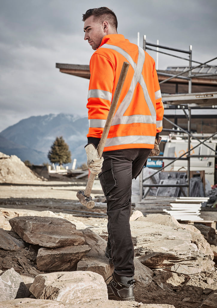 ZT660 - Unisex Hi Vis X Back Rail Jumper - UNBRANDED
