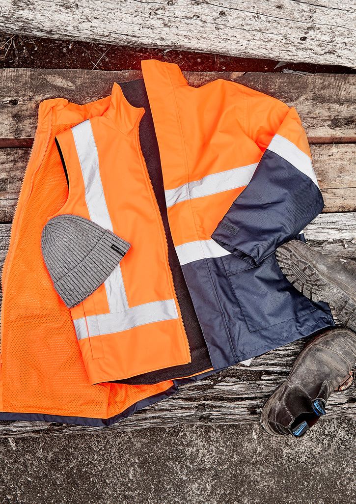 ZV228 - Unisex Hi Vis Waterproof Reversible Vest - UNBRANDED
