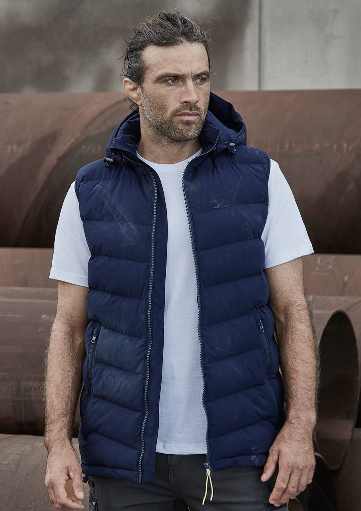ZV245 - Unisex Streetworx Hooded Puffer Vest - UNBRANDED