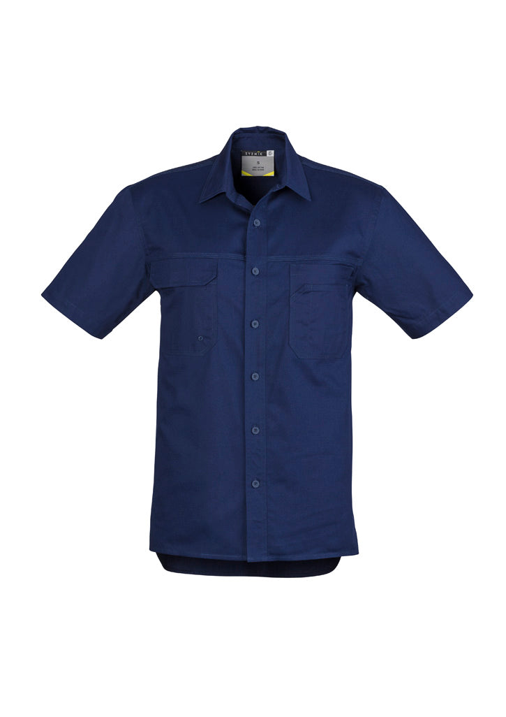 ZW120 - Mens Lightweight Tradie Short Sleeve Shirt - UNBRANDED