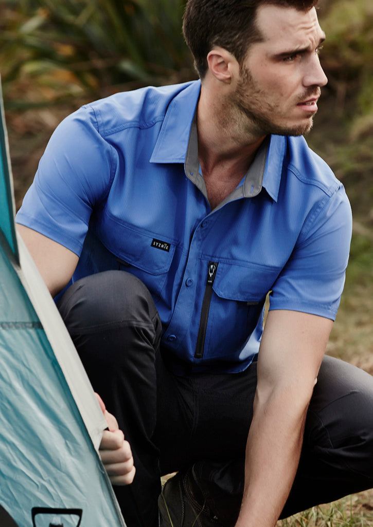 ZW465 - Mens Outdoor Short Sleeve Shirt - UNBRANDED