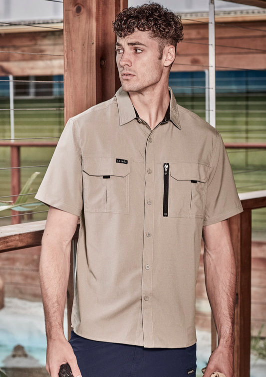 ZW465 - Mens Outdoor Short Sleeve Shirt - UNBRANDED