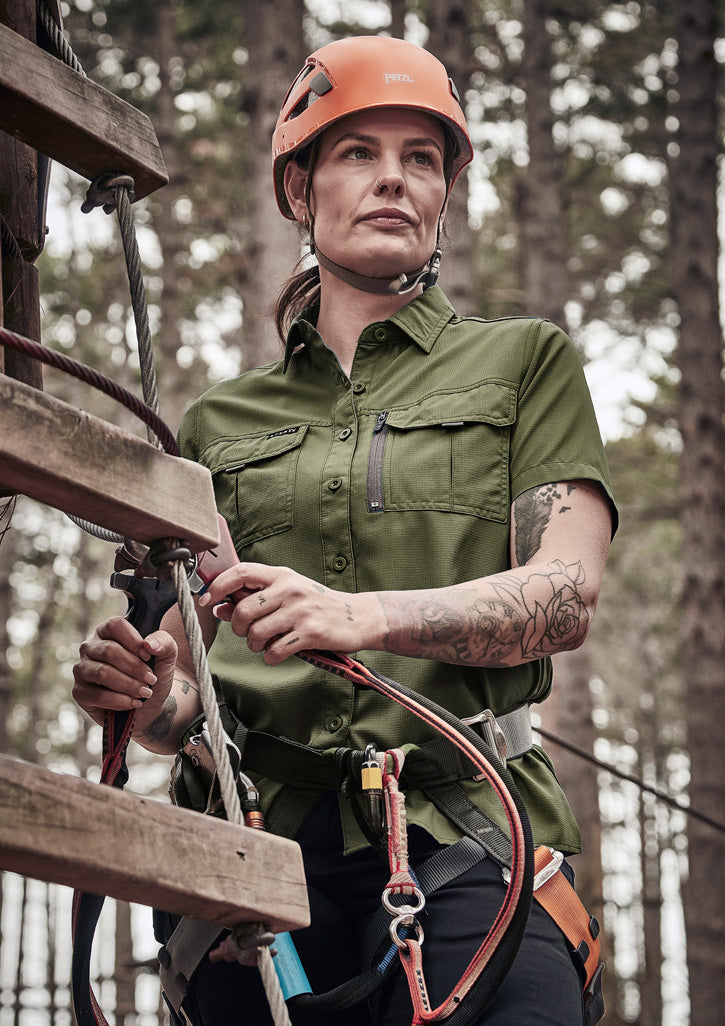 ZW765 - Womens Outdoor Short Sleeve Shirt - UNBRANDED