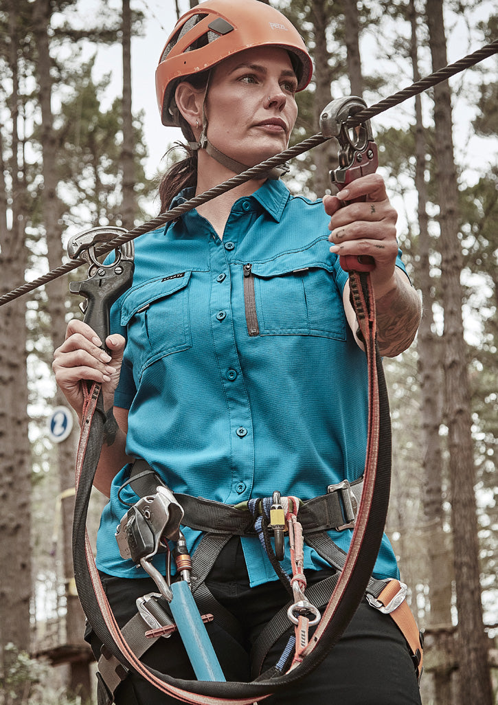 ZW765 - Womens Outdoor Short Sleeve Shirt - UNBRANDED