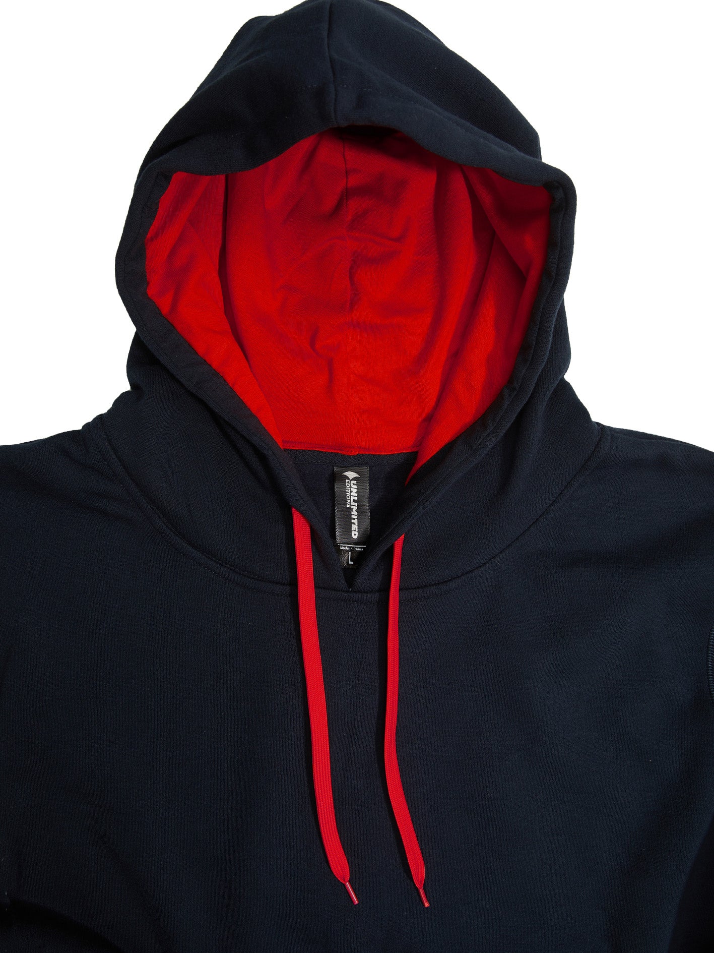 HP03K - Crew Contrast Kids Hoodie - UNBRANDED