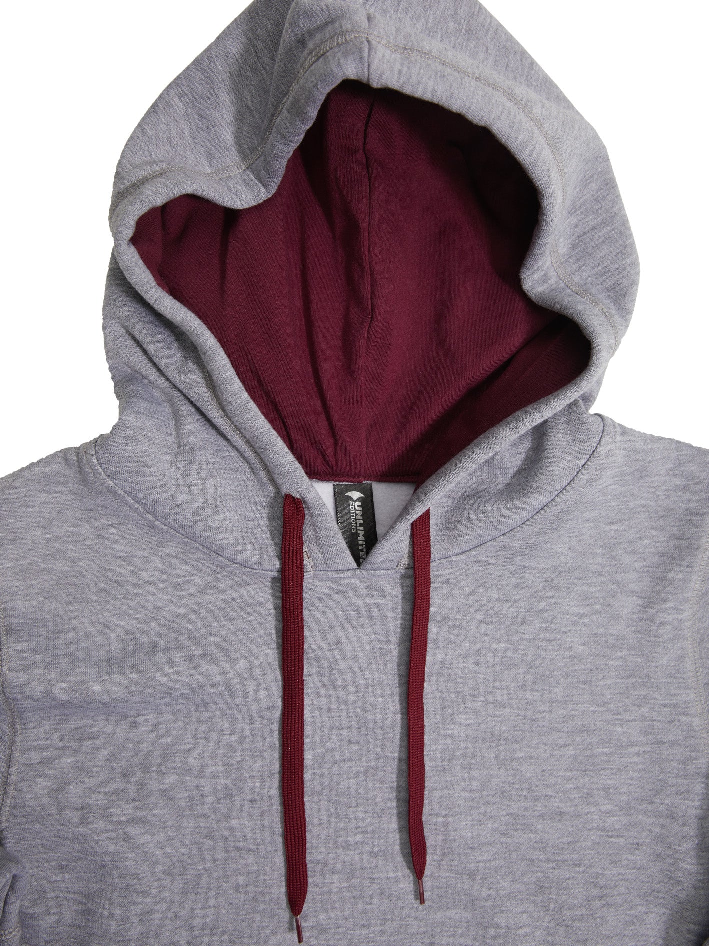 HP03 - Crew Contrast Adults Hoodie - UNBRANDED