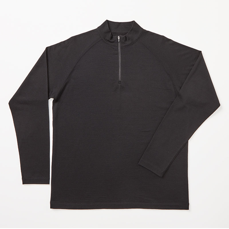 MW06 - Milford Mens Merino 1/2 zip sweater - UNBRANDED