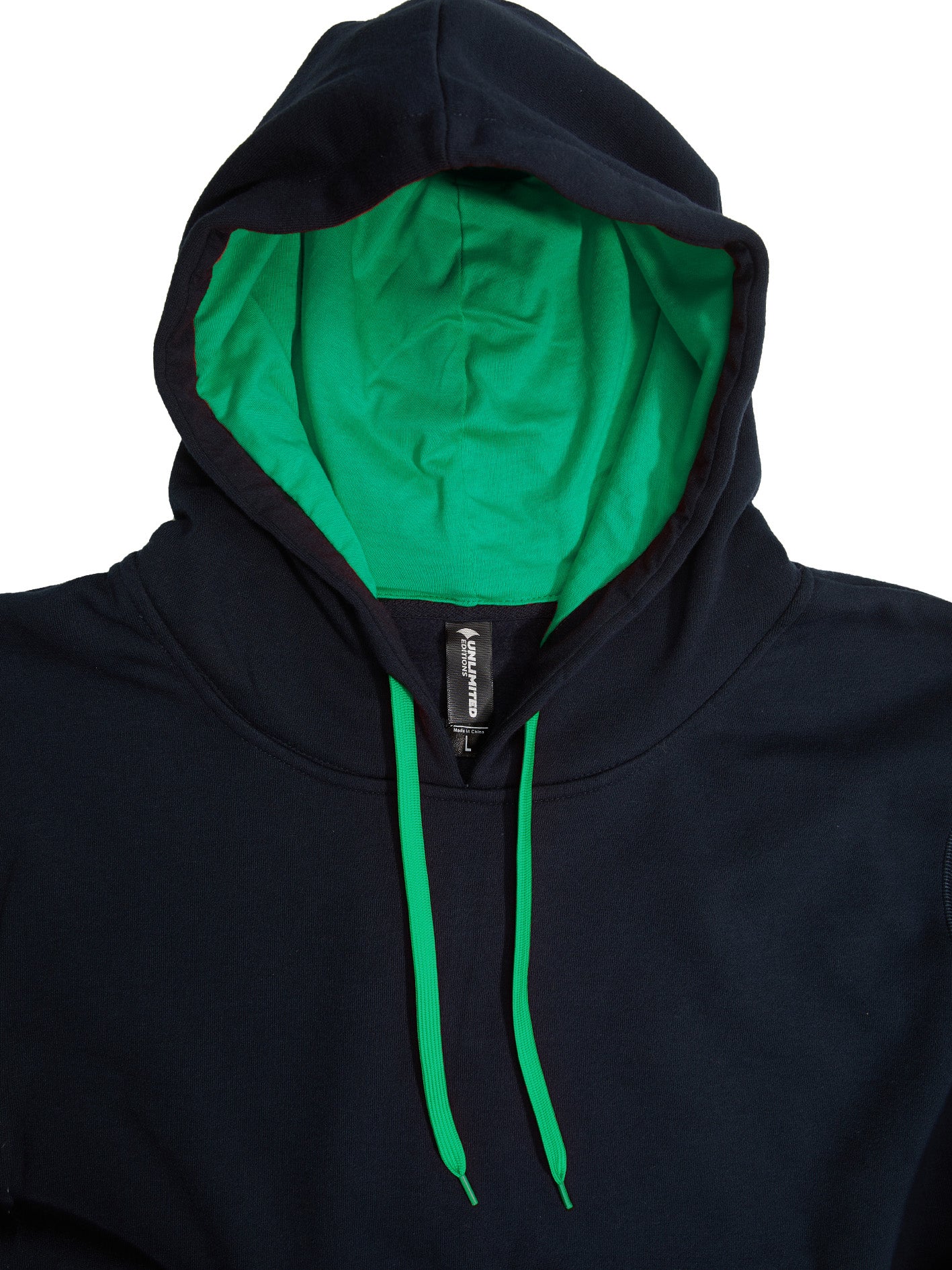 HP03 - Crew Contrast Adults Hoodie - UNBRANDED