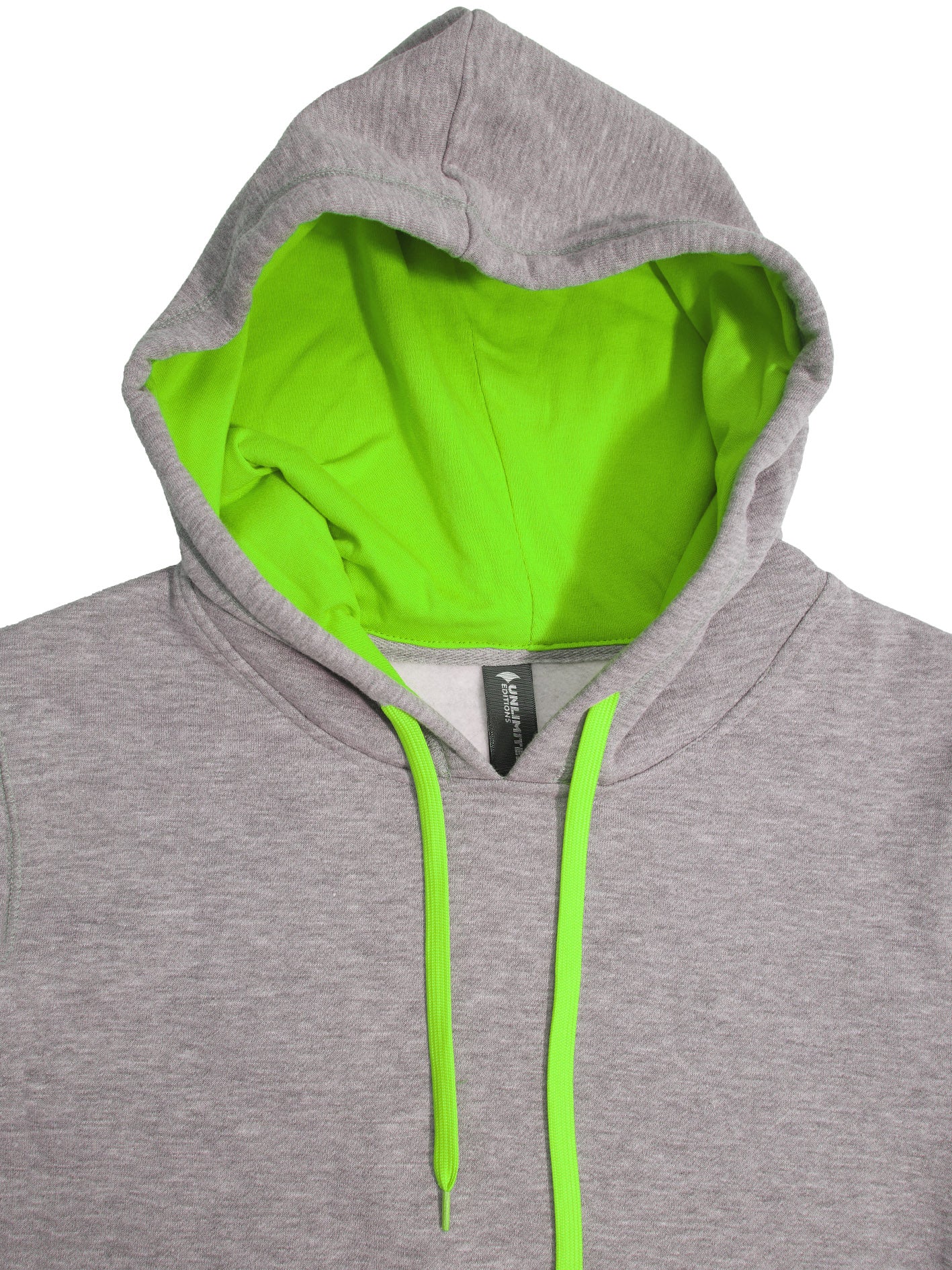 HP03 - Crew Contrast Adults Hoodie - UNBRANDED