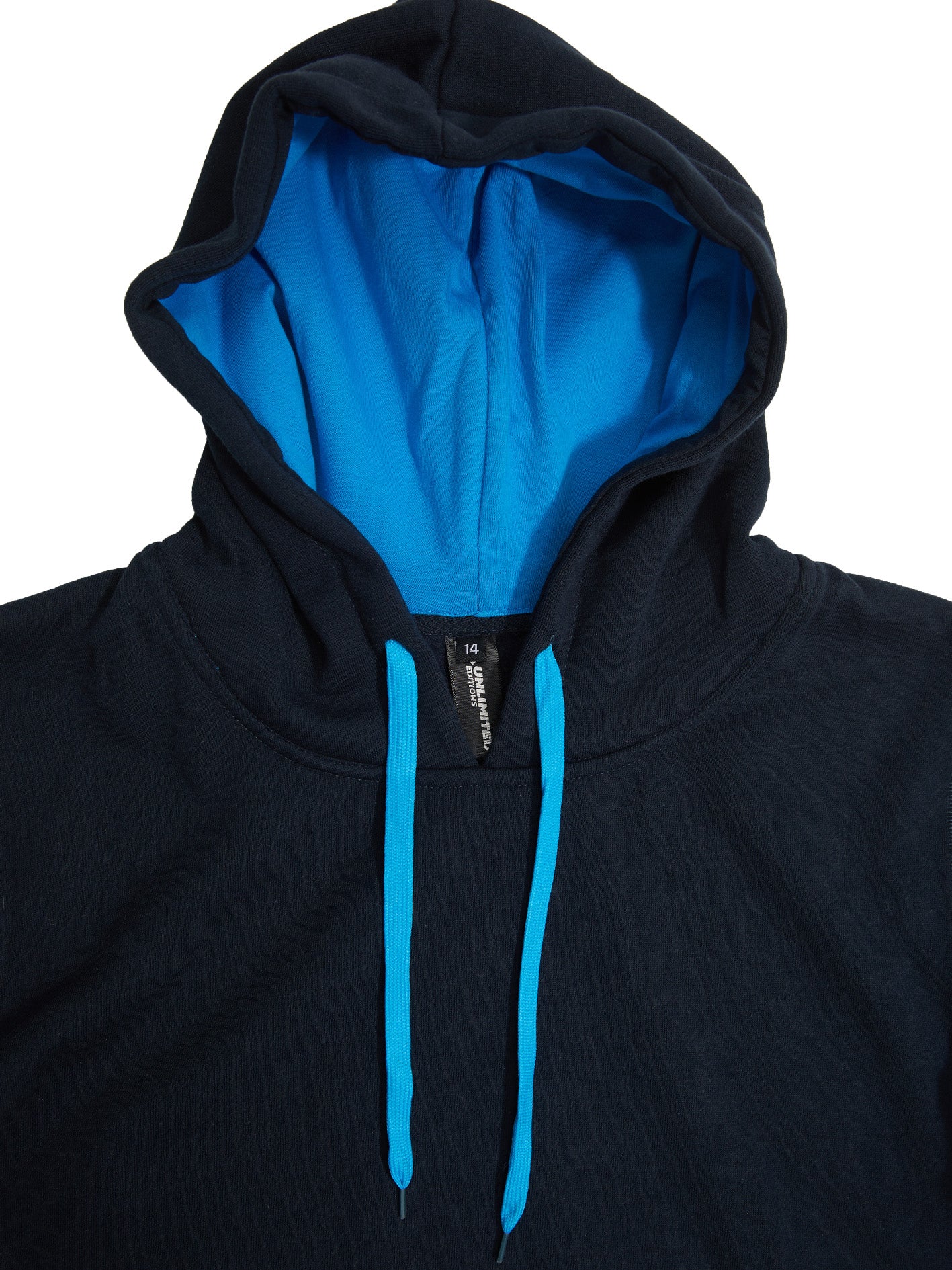 HP03K - Crew Contrast Kids Hoodie - UNBRANDED