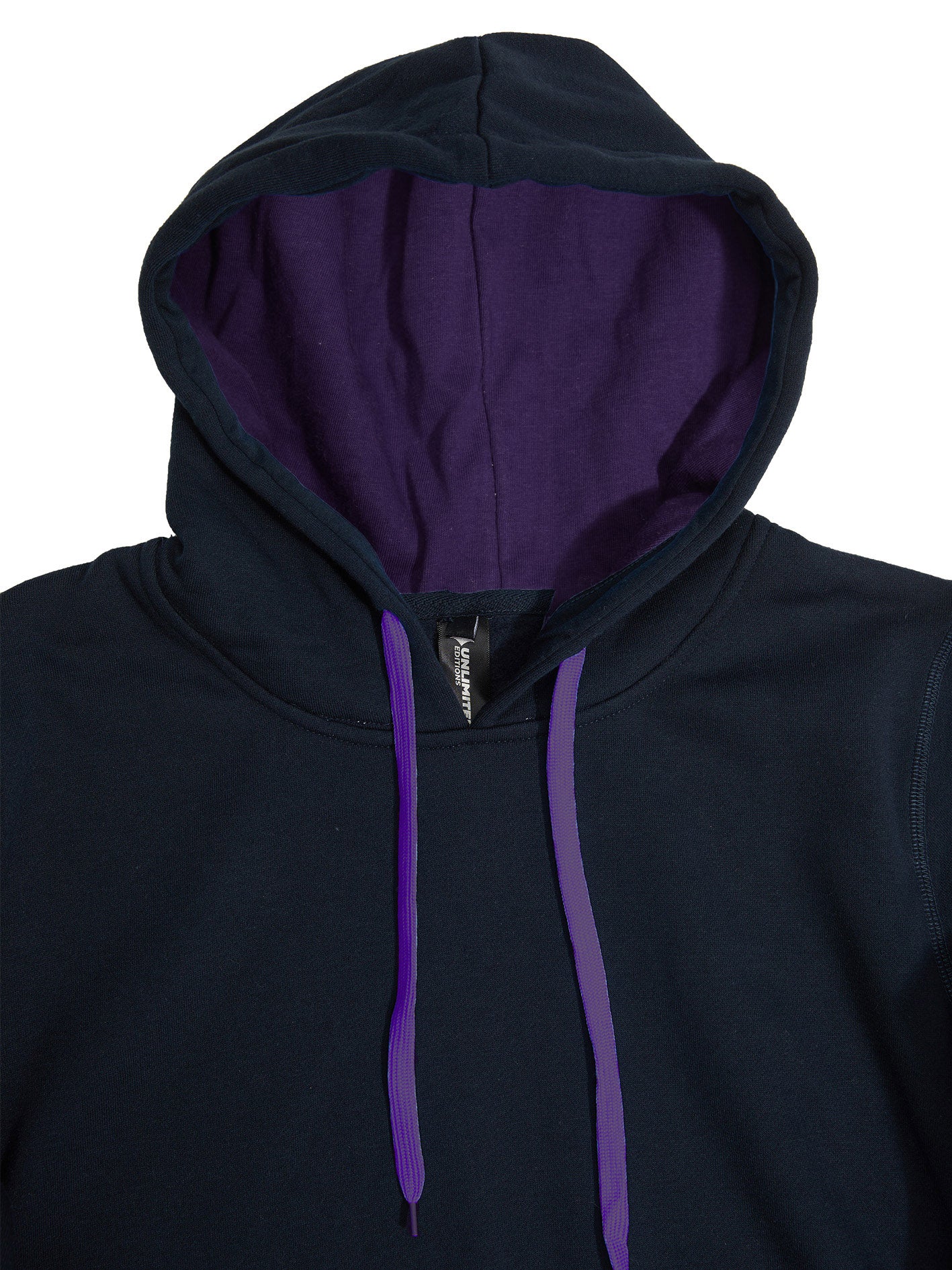 HP03 - Crew Contrast Adults Hoodie - UNBRANDED