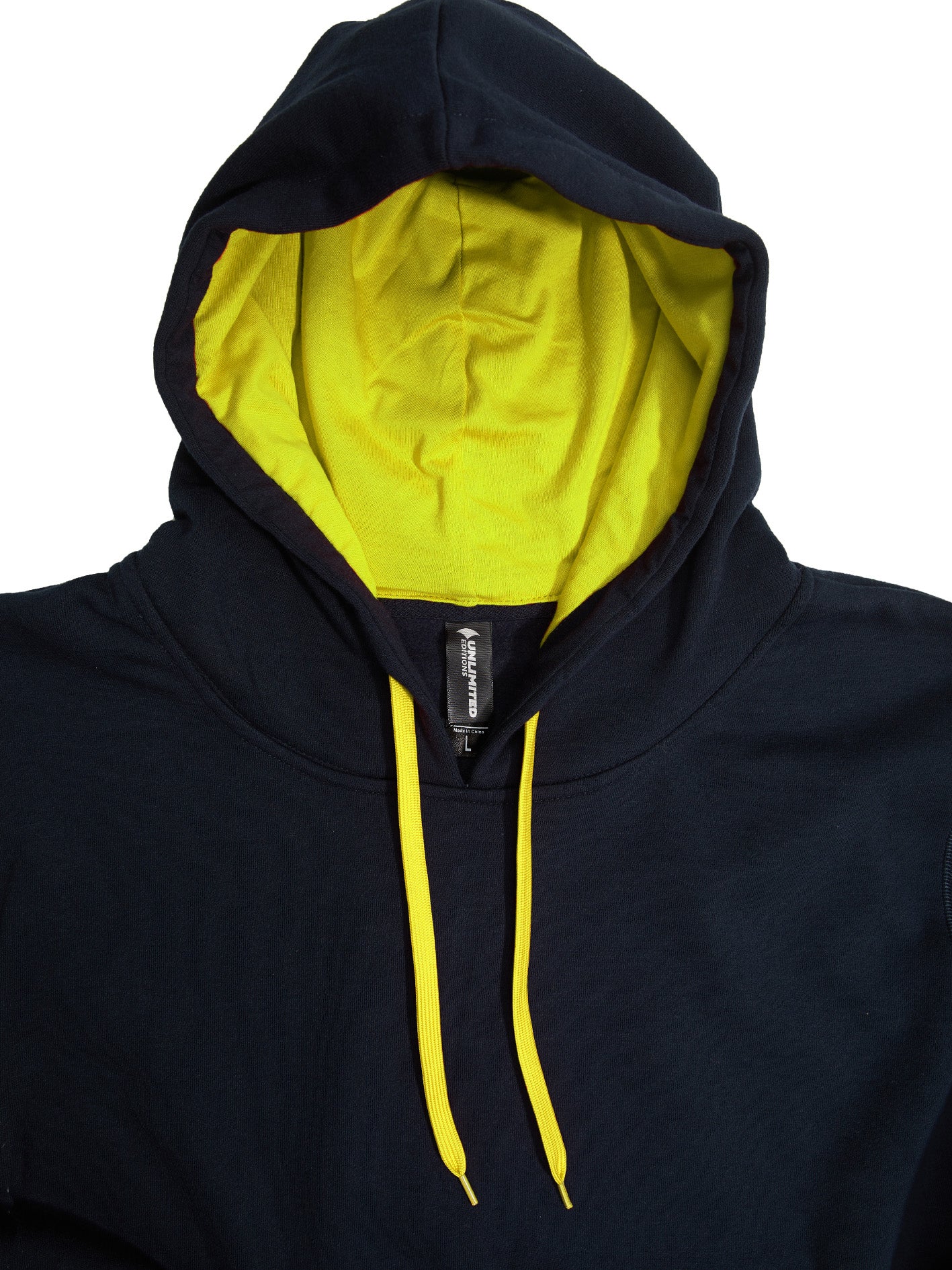 HP03 - Crew Contrast Adults Hoodie - UNBRANDED
