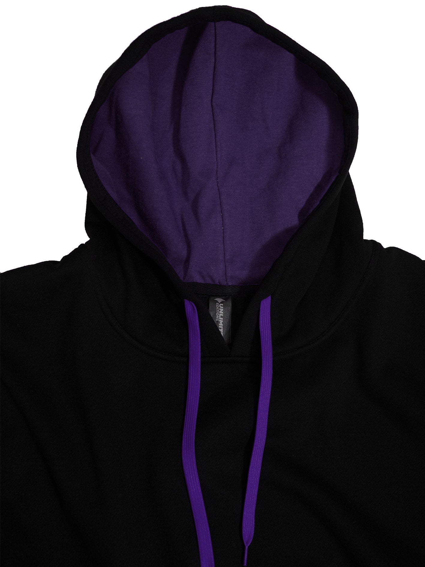 HP03 - Crew Contrast Adults Hoodie - UNBRANDED